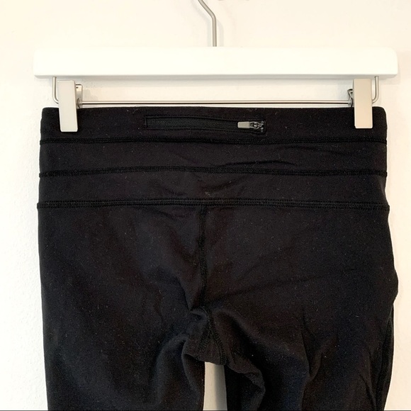 Athleta Relay Capri Cropped Yoga Leggings in black size XS - Picture 5 of 6